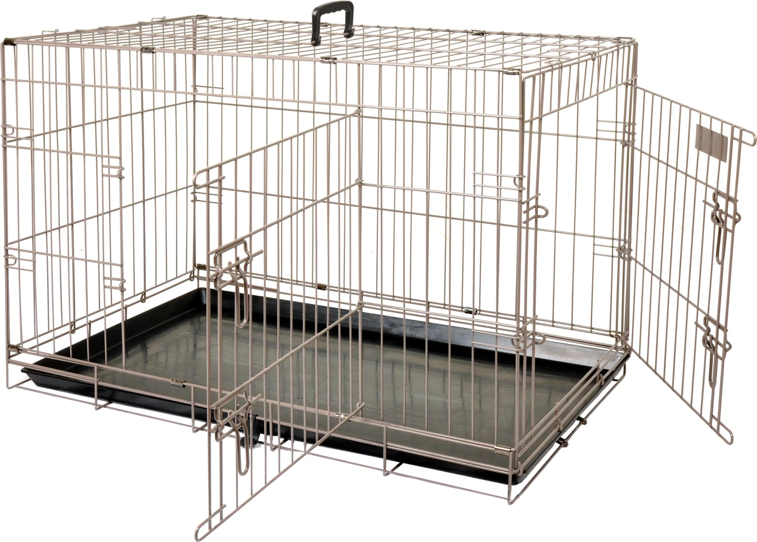Flamingo Cage Pour Chien Ebo Taupe L 56x92x64cm – Image 5