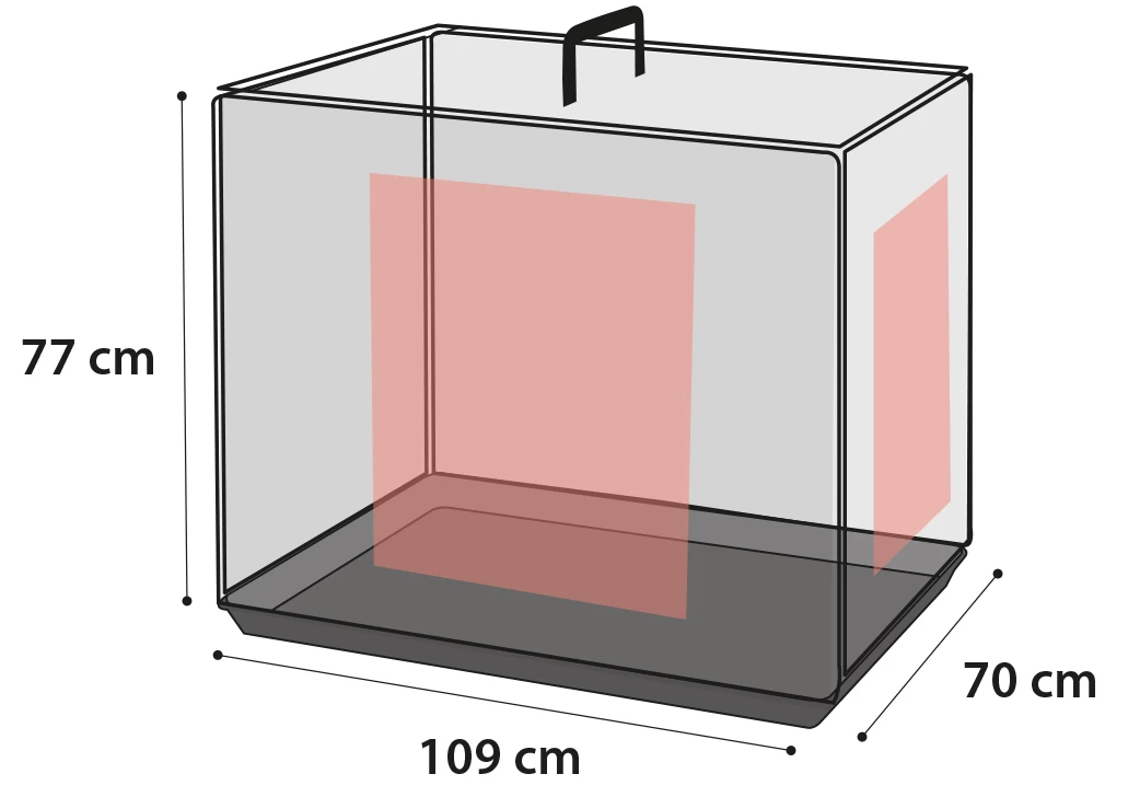 Flamingo Cage Pour Chien Mezo Noir XL 70x109x77cm – Image 2