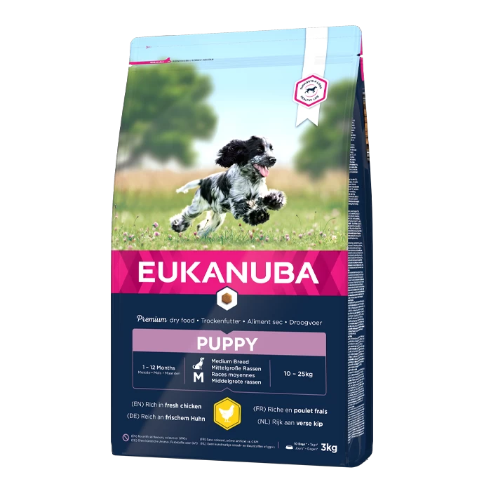 Eukanuba Puppy Medium Breed Pour Chien 15kg