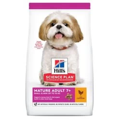 Hill's Science Plan Mature Adult Small & Mini Croquettes Pour Petit Chien Sénior Au Poulet