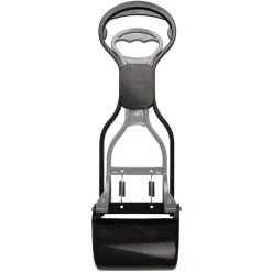 Flamingo Pelle Ramasse-crottes Easy Scoop Noir/gris M 12x10x36,5cm